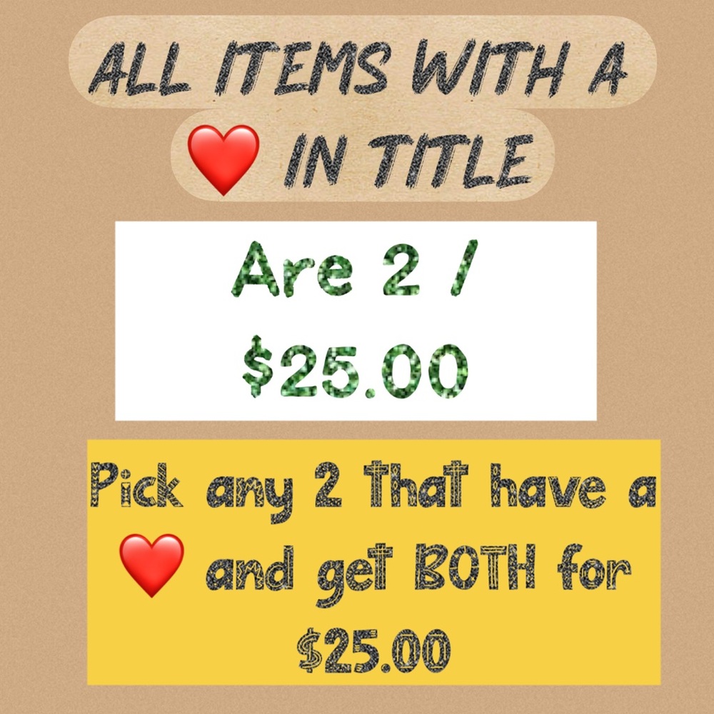 Promotional Graphic - Pick Any 2 for $25